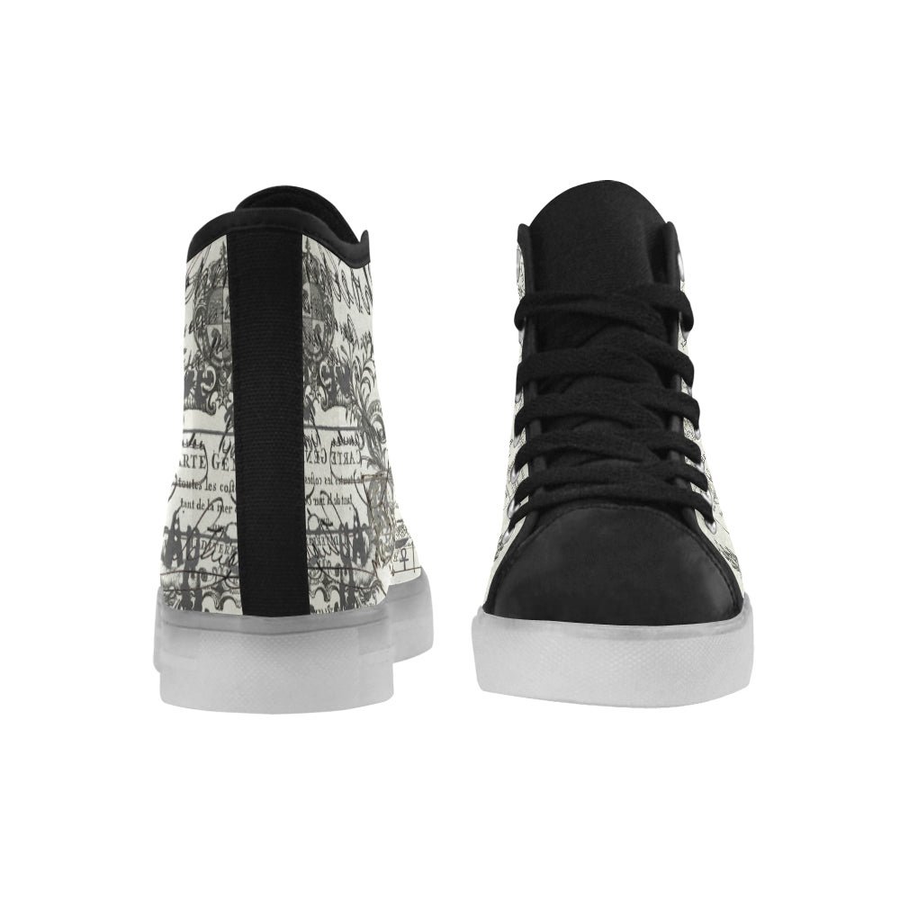 MAP AND SOME ILLUSTRATIONS Light Up Men's Sneakers - Image 4