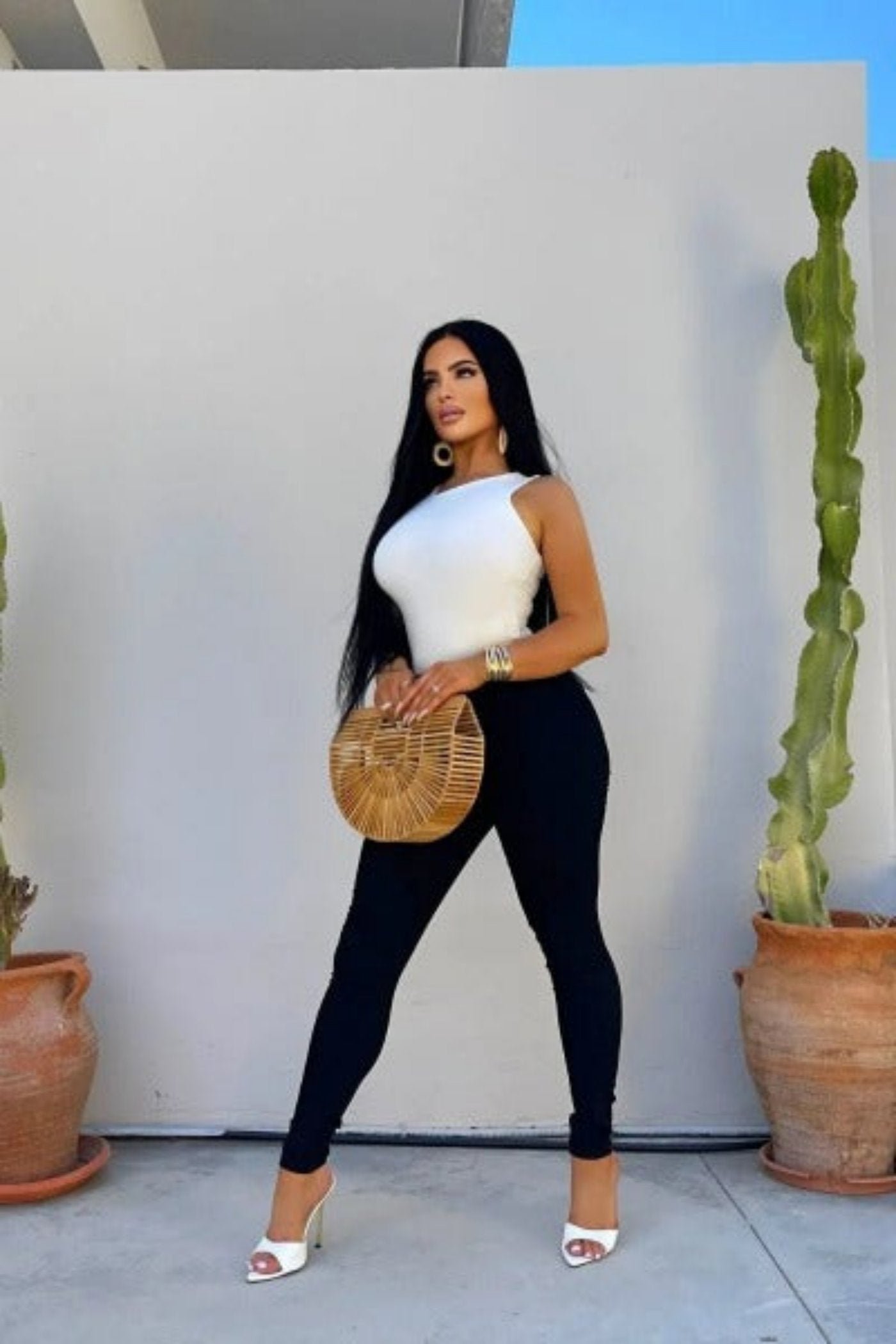 Camel Sleeveless Bodysuit - Image 7