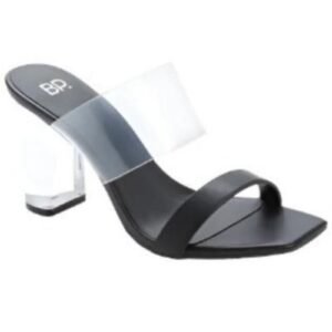 BP Naomi Clear Block Heel Sandal
