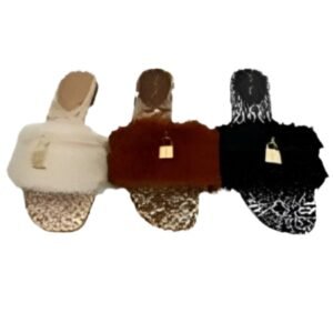 Fashion  Slide Flat Fur Sandals