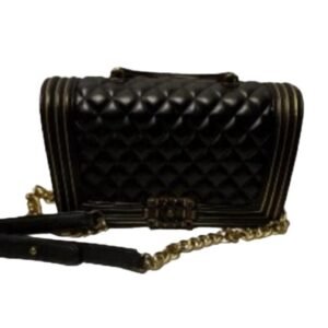 Luxury Crafted Front Flap Bag With Handle