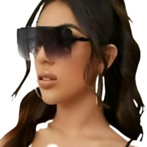 Lux Flat Top Shield Sunglasses