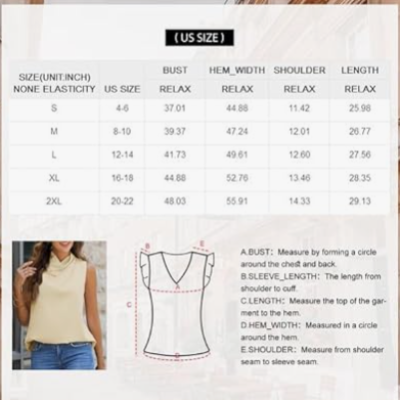 Loosen High Neck Plain Short Sleeve Top - Image 3