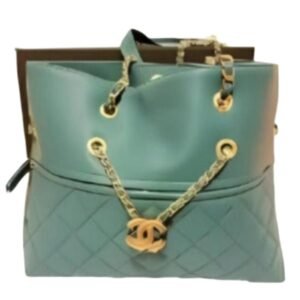 Tote Chain Gold Metal Shoulder Bag