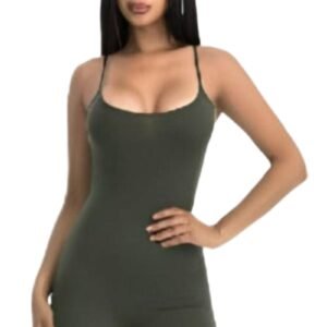 WARM OPEN BACK BODYCON JUMPSUIT