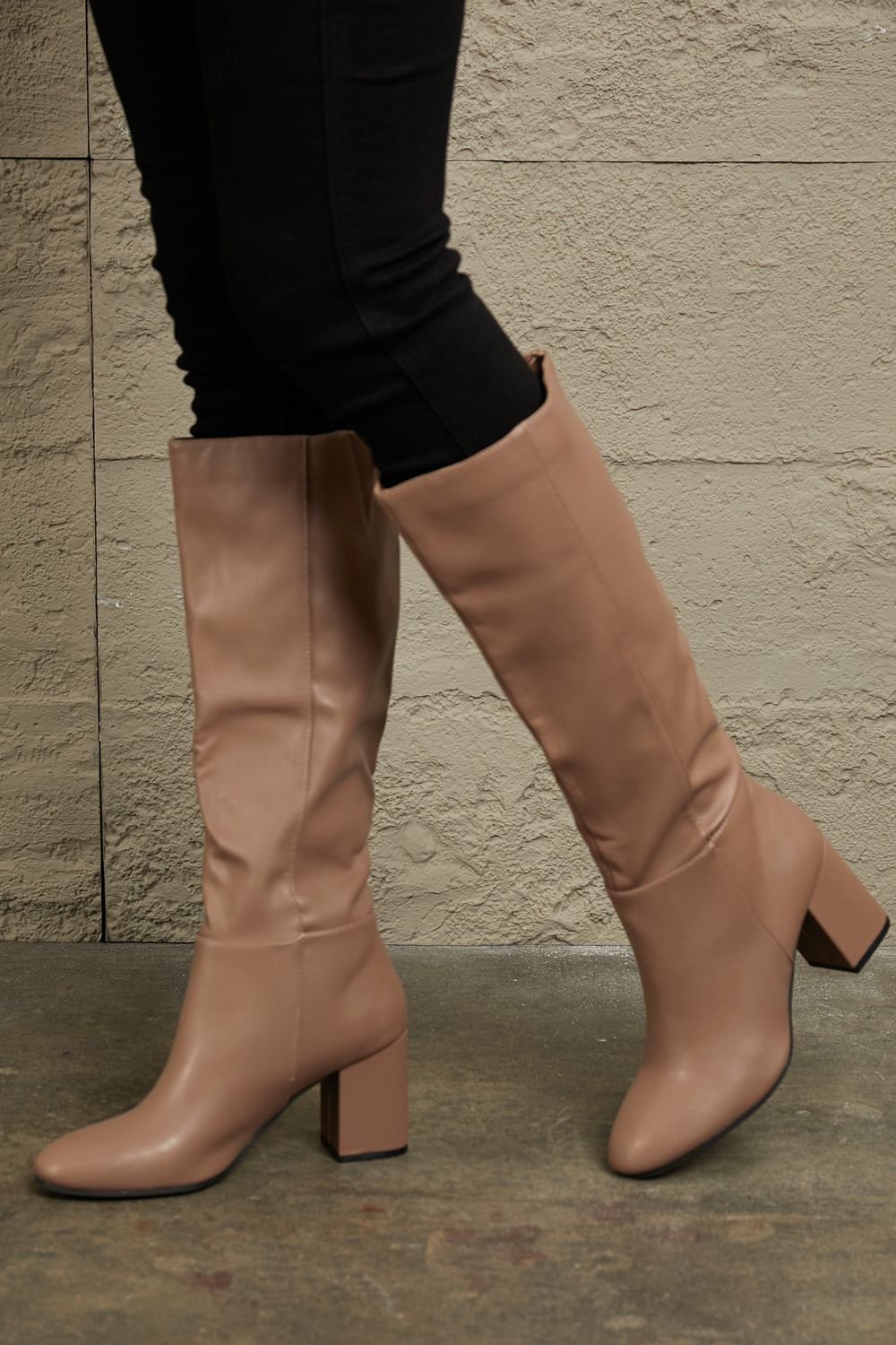East Lion Corp Block Heel Knee High Boots - Image 4