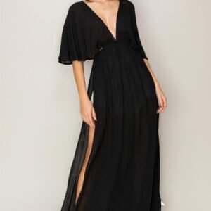 HYFVE Tie Back Maxi Split Cover Up Dress