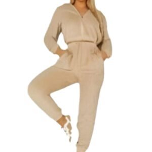 Teddy Borg Cropped Top & Jogger Lounge Set