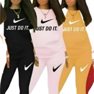 Two Piece Crew Neck Legging Outfits