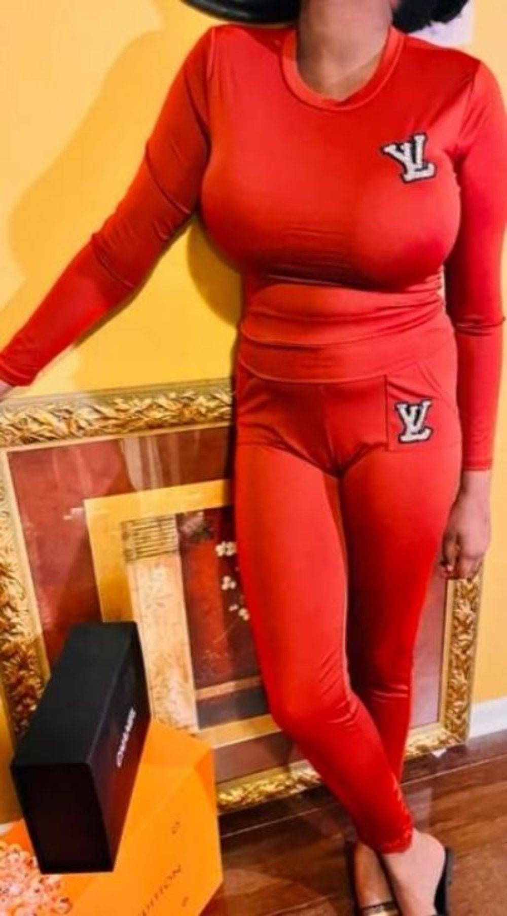 Two Pieces Set Sexy Outfits Long Sleeve & Long Pants Pullover Tracksuit With Pockets